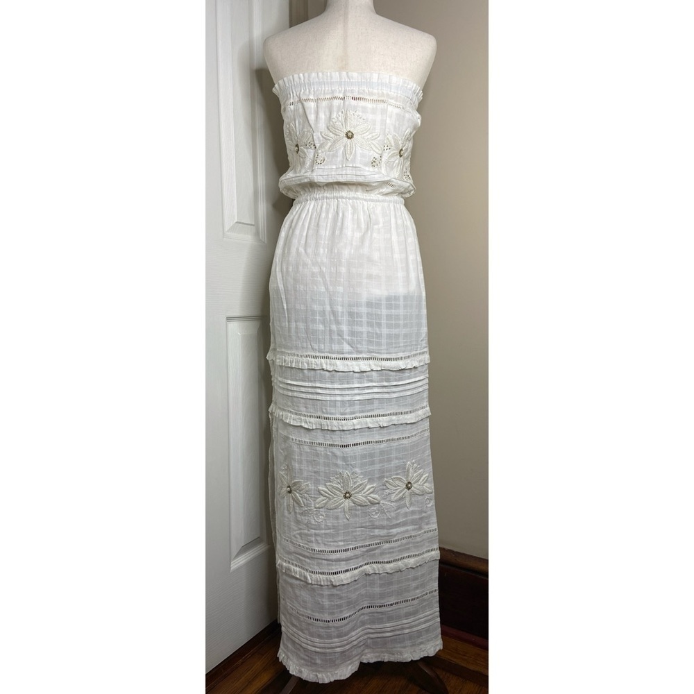 Souvenir Havelock Maxi Dress Embroidered Size Small - Picture 4 of 10